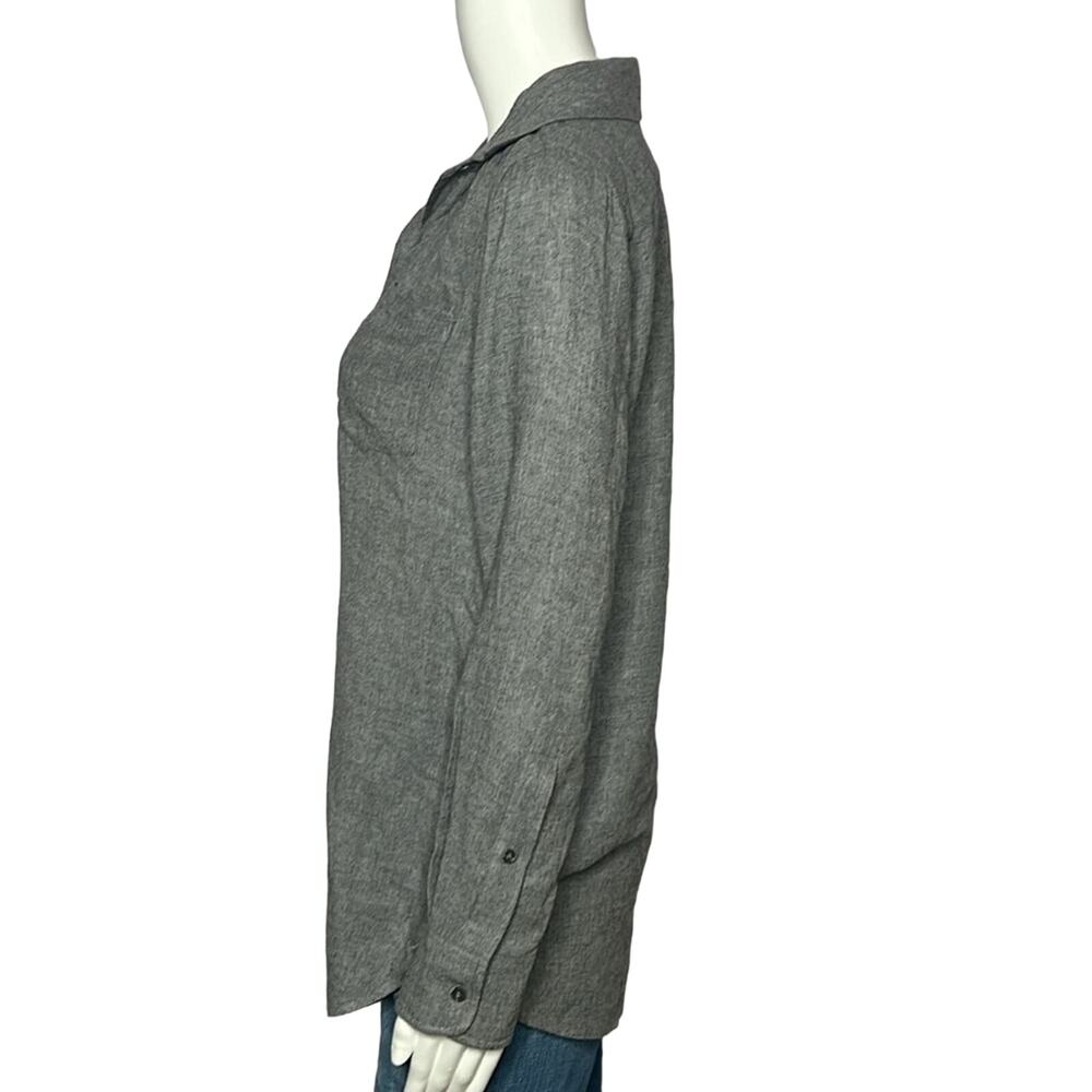 Theory Simara Knit Button-Front Blouse Size Small - image 2